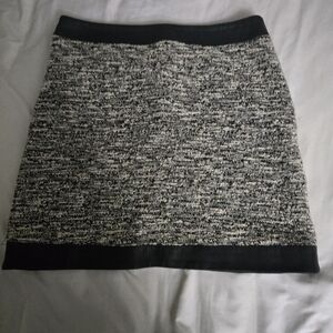 Rag & Bone Black and White Mini Pencil Skirt